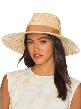 LIKE NEW! WOMEN’S BRIXTON JOANNA HAT IN HONEY & LION - RETAIL $65